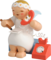634/70/37, Margeritenengel, sitzend, mit Telefon