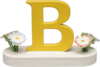 634/23/B, Buchstabe B, mit Blumen