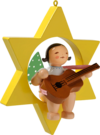 650/70/38, Engel mit Gitarre, im Stern