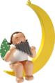 650/70/27, Engel mit Panflöte, im Mond
