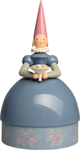5272/11blau, Knauldame Prinzessin, blaues Kleid