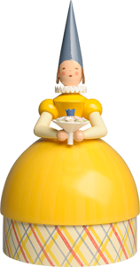 5272/11gelb, Knauldame Prinzessin, gelbes Kleid