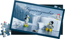 Puzzle/5256, Puzzle "Pinguine im Eis", 24 Teile