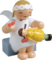 634/70/25, Margeritenengel, sitzend, mit Puppe