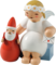 634/70/29, Margeritenengel, sitzend, mit Weihnachtsmann