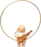 6308/38, Christbaumengel im Ring, mit Gitarre