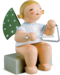 650/16a, Engel mit Triangel, sitzend