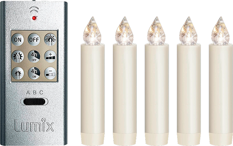 528/LED6, LED-Kerzen für Tischleuchter 6205/12