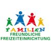 Buntes Logo mit stilisierten Figuren und Text