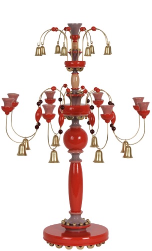 Leuchterspinne, stehend, rot letztmalig 2021