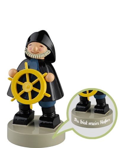 Steuermann, klein, schwarz