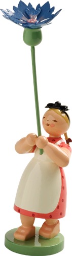 Mädchen mit Kornblume