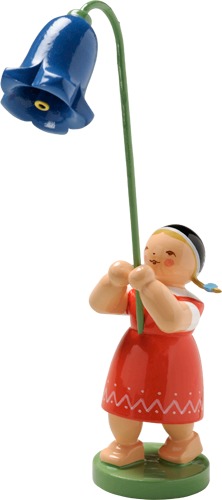 Mädchen mit Glockenblume