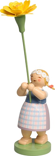 Mädchen mit Studentenblume  neu ab März 2026