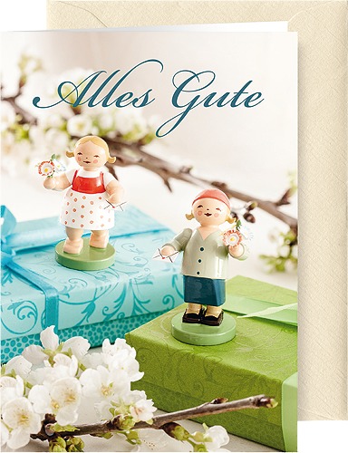 Grußkarte "Geburtstag", mit Briefumschlag