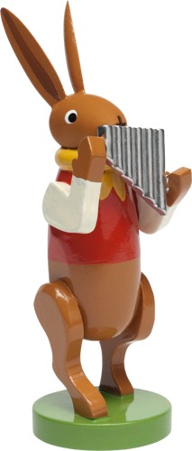 Hasenmusikant mit Panflöte, letztmalig 2018