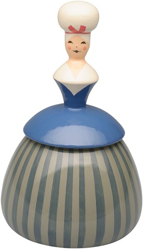 Rokokodame als Fingerhutdose