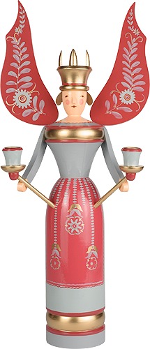 Erzgebirgsengel, hellblau