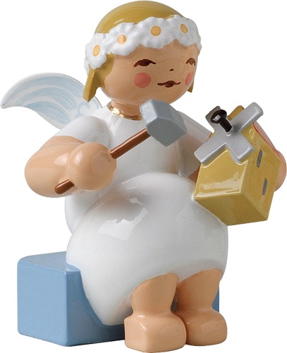 Margeritenengel, sitzend, mit Windmühle, letztmalig 2024