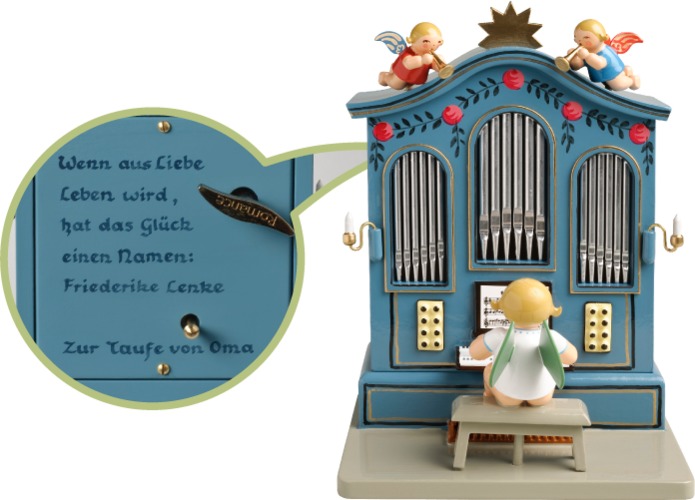 Orgel mit 36-stimmigen Musikwerk, "Stille Nacht"