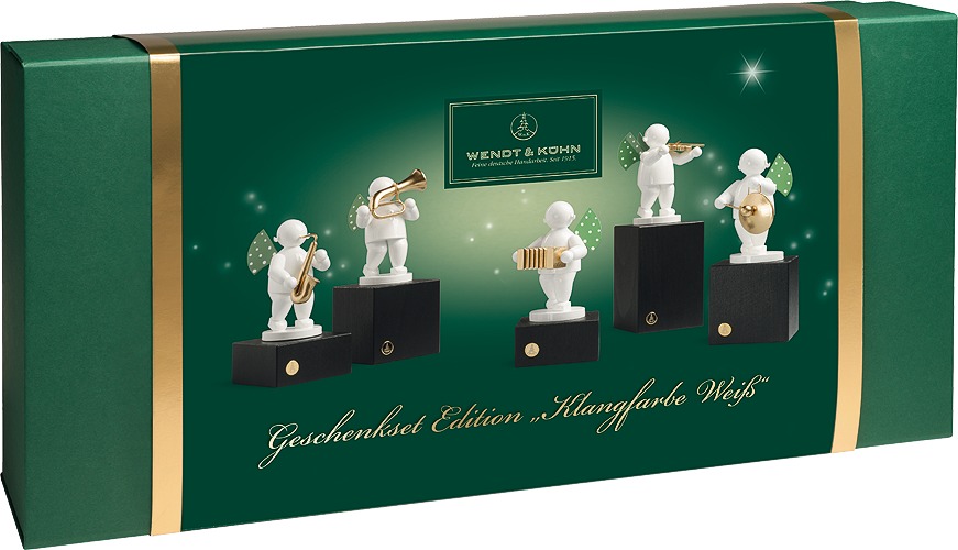 Set Edition "Klangfarbe Weiß," 5 Figuren