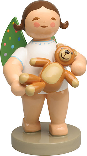 Engel mit farbigen Flügelpunkten und Teddy neu ab Juli 2026