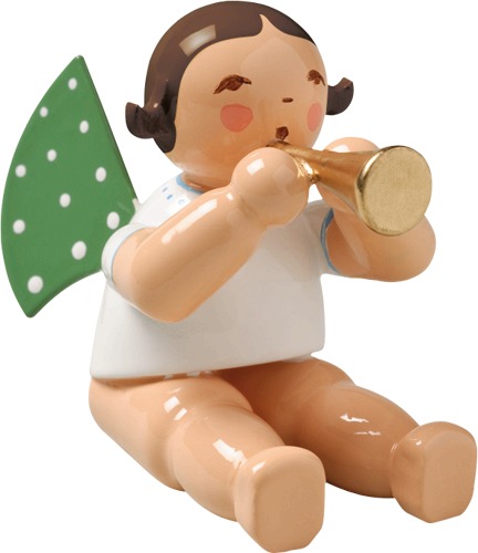 Engel mit Flöte, sitzend, ohne Sockel, letztmalig 2026