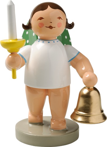 Engel mit Glocke und Kerze