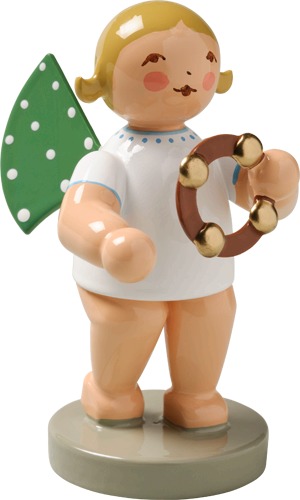 Engel mit Schellenring