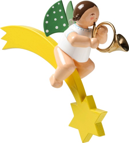 Engel mit Waldhorn, auf Komet, letztmalig 2025