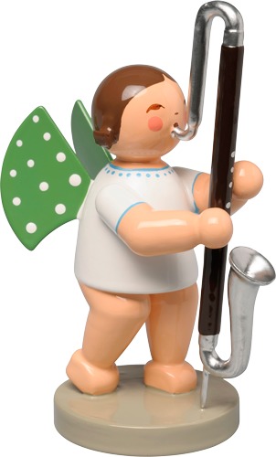 Engel mit Kontrabassklarinette