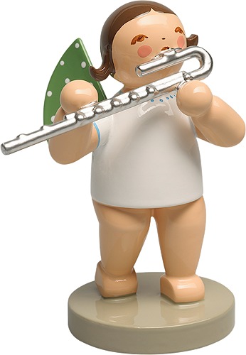 Engel mit Bassflöte