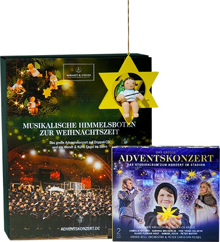 Adventsbox 2021 CD Stadionkonzert und Dirigent im Stern