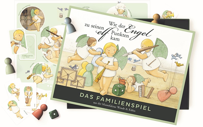 Brettspiel Wie der Engel zu seinen elf Punkten kam