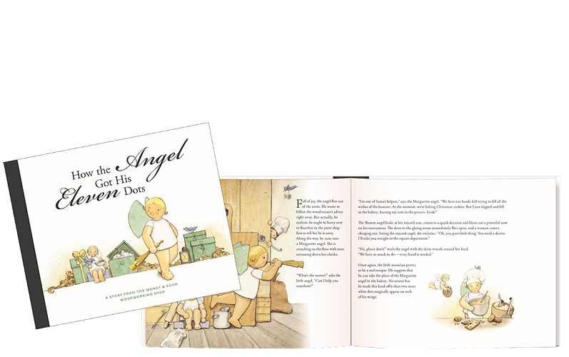 Book "How the Angel got his eleven dots" hardcover, 32 pages, color illustrations, New 2016
