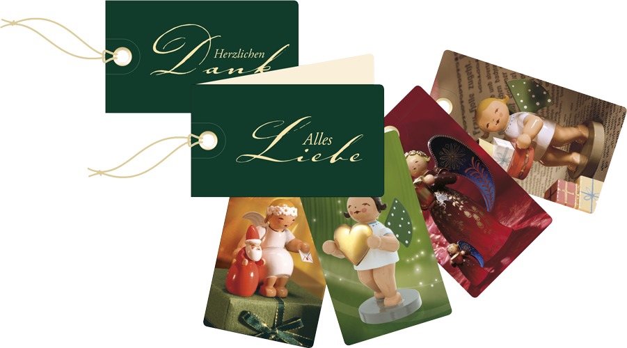 Geschenkanhänger, 6 Motive