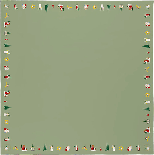 Tischdecke, Weihnachten, hellgrün, Baumwolle