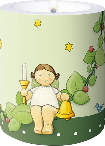 Kerze "Christbaumschmuck" Höhe 12 cm, Durchmesser 10 cm, letztmalig 2026