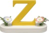 Buchstabe Z, mit Blumen