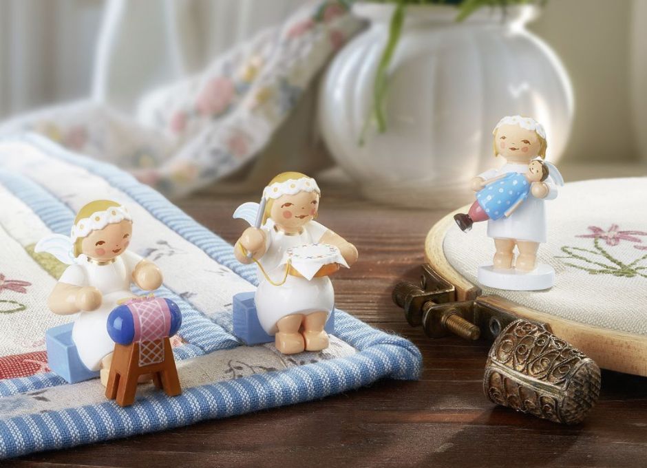 Margeritenengel von Wendt & Kühn, Handarbeit, DIY, Geschenkidee für Handarbeitsfans