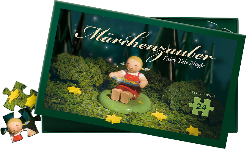 Märchenpuzzle "Sterntalermädchen", 24 Teile