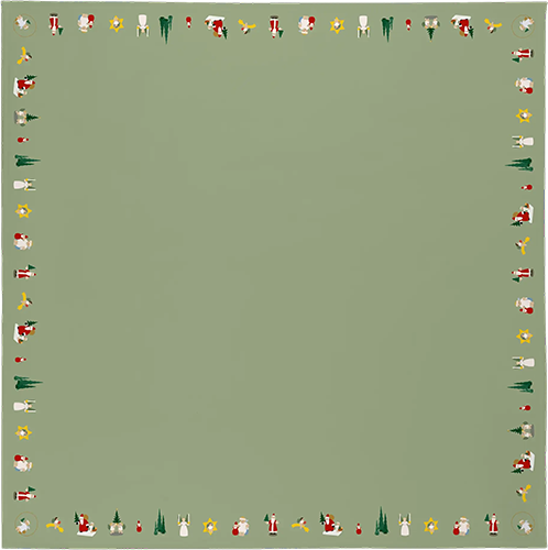 Tischdecke, Weihnachten, hellgrün, Baumwolle