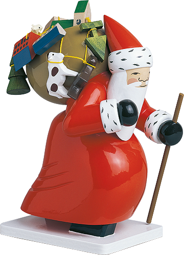 Großer Weihnachtsmann mit Spielzeug