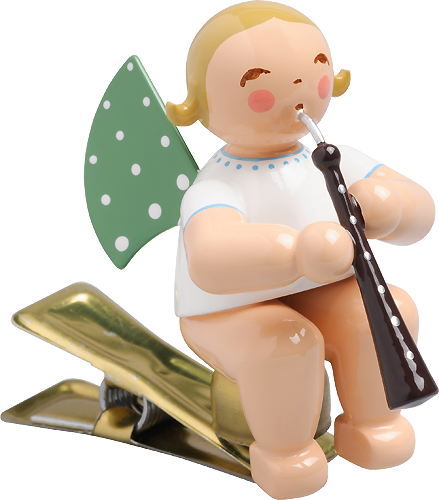 Engel mit Altoboe, auf Klemme